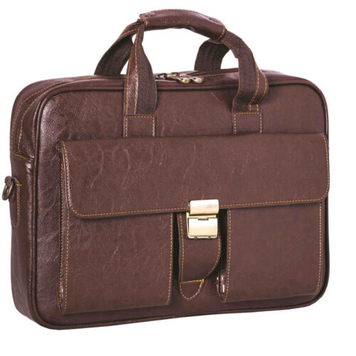 Spacious Leather Briefcase for Men – DP1