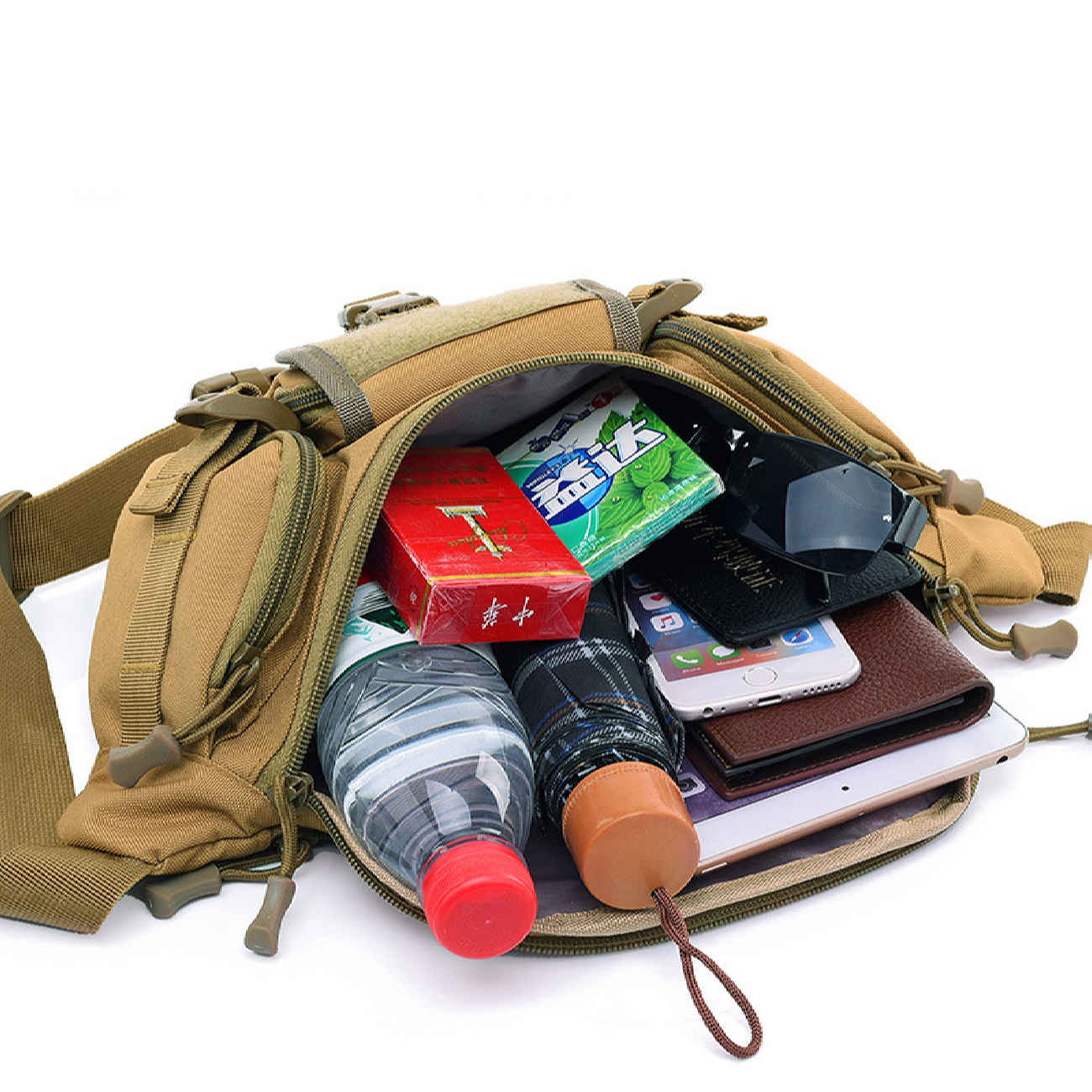 Tactical Canvas Fanny Pack – Perfect for Everyday Outdoor Adventures