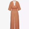 Three Quarter Sleeve Jumpsuit for Women Model Summer