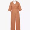 Three Quarter Sleeve Jumpsuit for Women Model Summer
