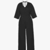 Three Quarter Sleeve Jumpsuit for Women Model Summer