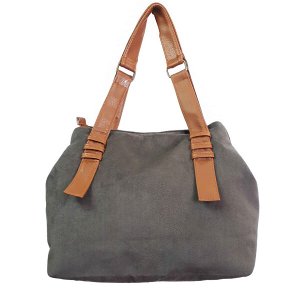Tote Handbag with Leather Handles Model Rozhand