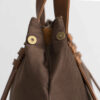 Tote Handbag with Leather Handles Model Rozhand