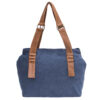 Tote Handbag with Leather Handles Model Rozhand