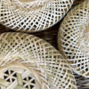 Wicker Bamboo Basket Handwoven Model Circle Set of 3