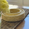 Wicker Bamboo Basket Handwoven Model Circle Set of 3