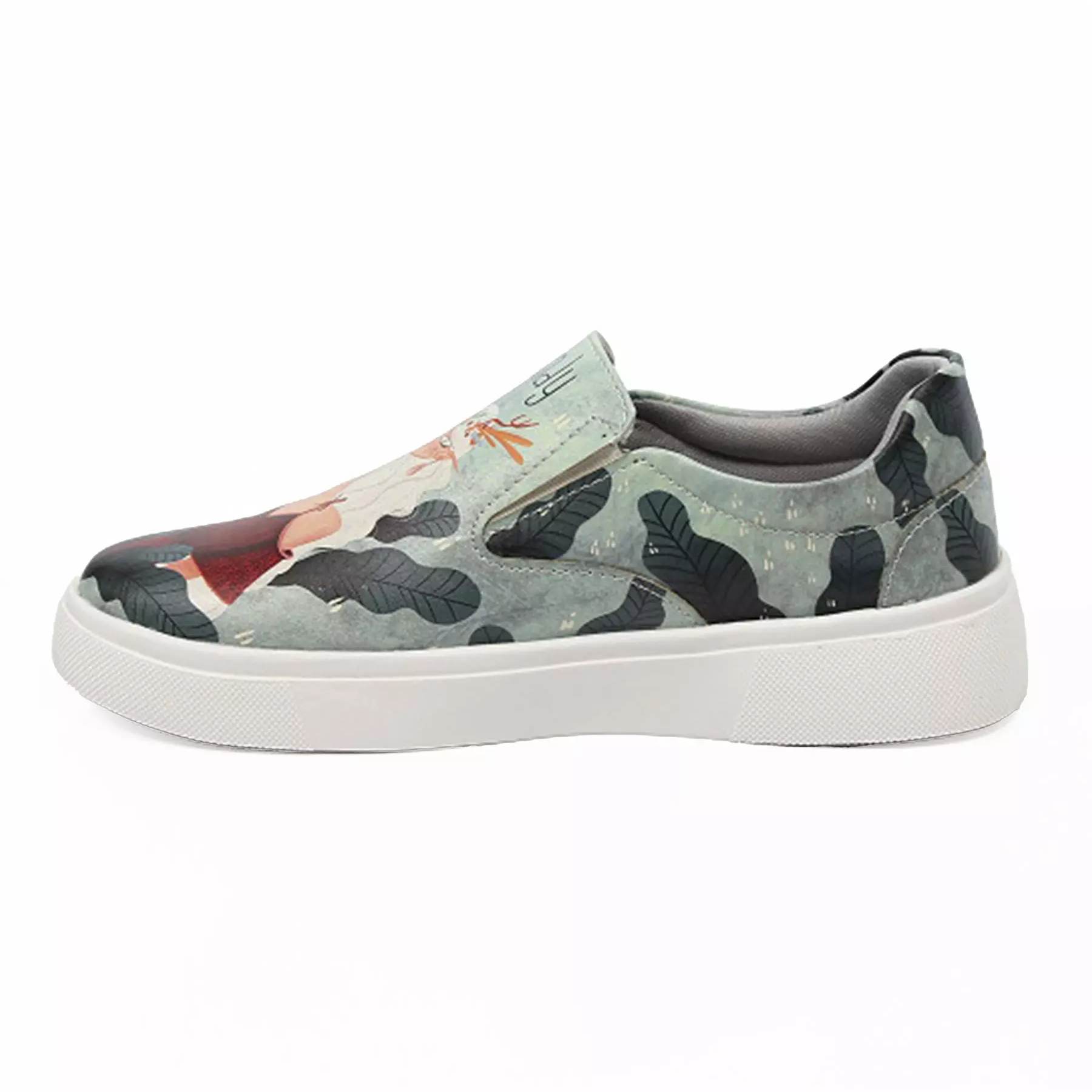 Graffiti Print Sneakers – Women’s Chic Casual Shoes Model Forest Fairy
