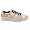 Graffiti Print Sneakers - Women's Chic Casual Shoes Model Horse