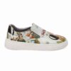 Graffiti Print Sneakers - Women's Chic Casual Shoes Model Sabrina