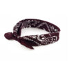Mini Head Scarf for Women - Stylish Paisley Design