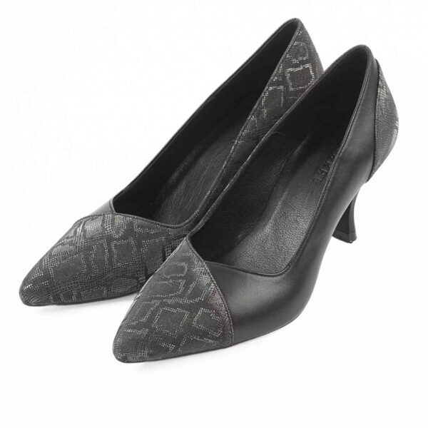 Women's Natural Leather High Heels Shoes Model Bantel