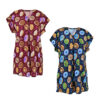 Women's Short Sleeve Shirt with Doughnut Design Set of 2