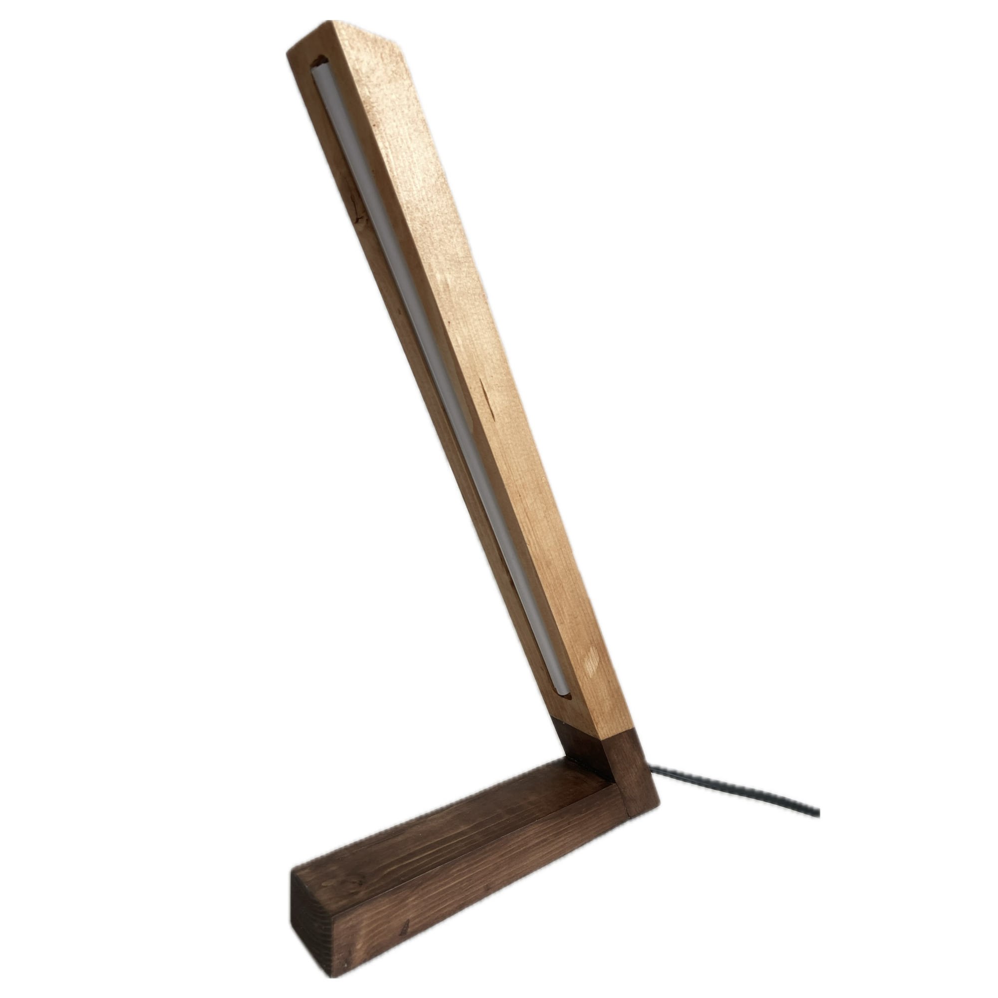 Wooden Desk LED Lamp Handcrafted for Reading - ShopiPersia