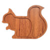 Squirrel-Shaped MDF Wooden Tray (Set of 2) – Fun & Functional