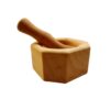 Wooden Mortar & Pestle Set for Herbs and Spices Model Keyhan