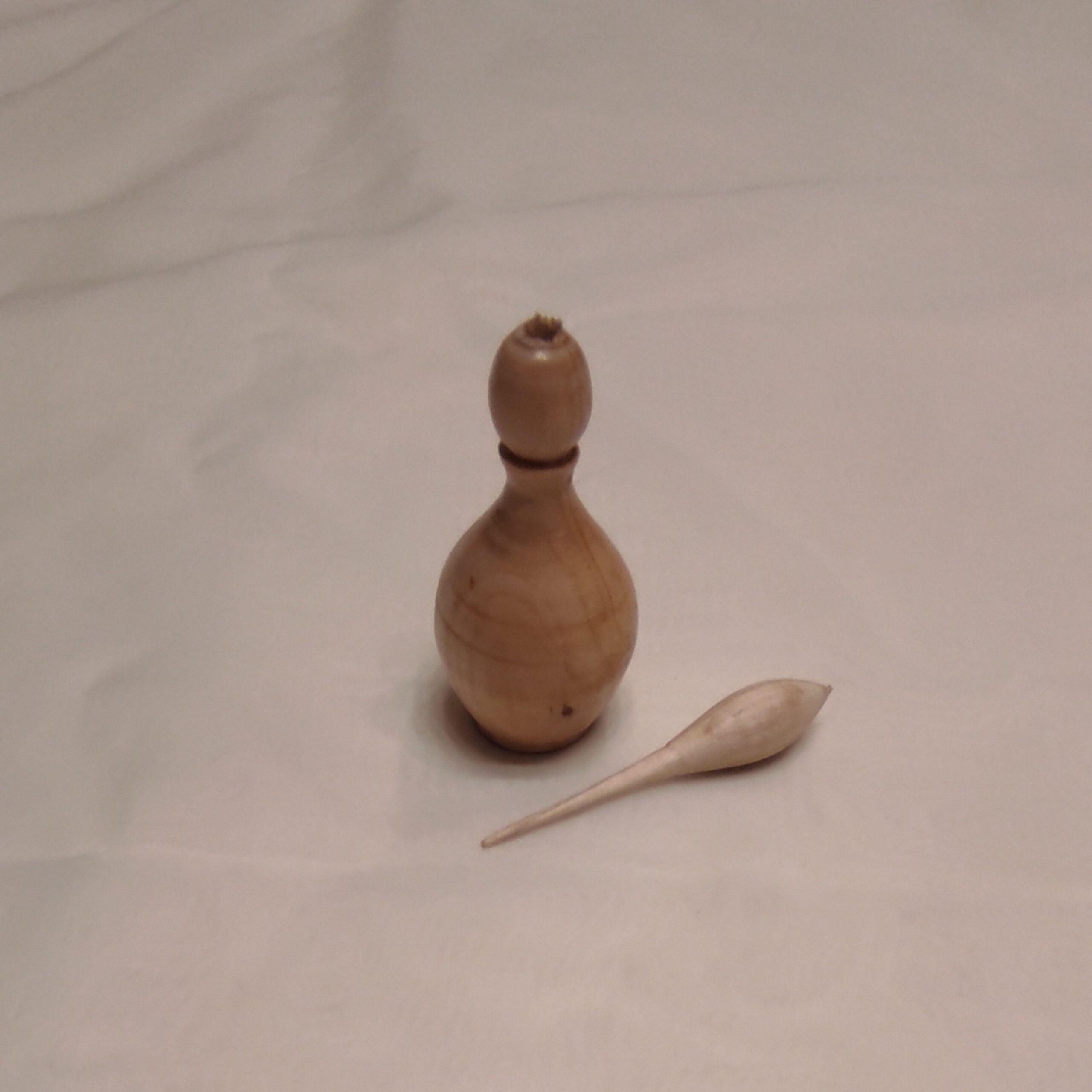 Wooden Persian Surma Dani Kohl Bottle (x2)