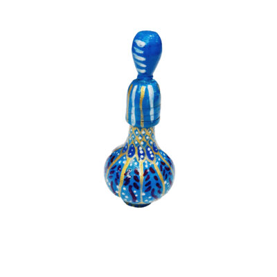 Wooden Persian Surma Dani Kohl Holder with Persian Khatamkari (x2)