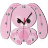 Wooden Wall Clock for Children's Room Model Rabbit