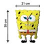 Wooden Wall Clock for Children's Room Model SpongeBob