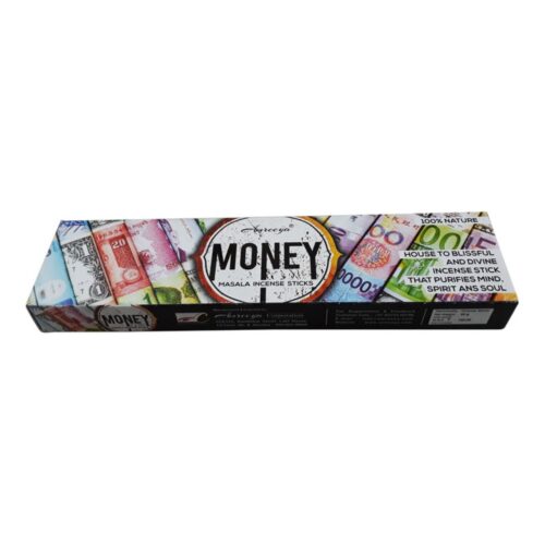 Amreeya Money Incense Sticks – Sense of Empowerment Fragrance, 20 Sticks (Pack of 4)