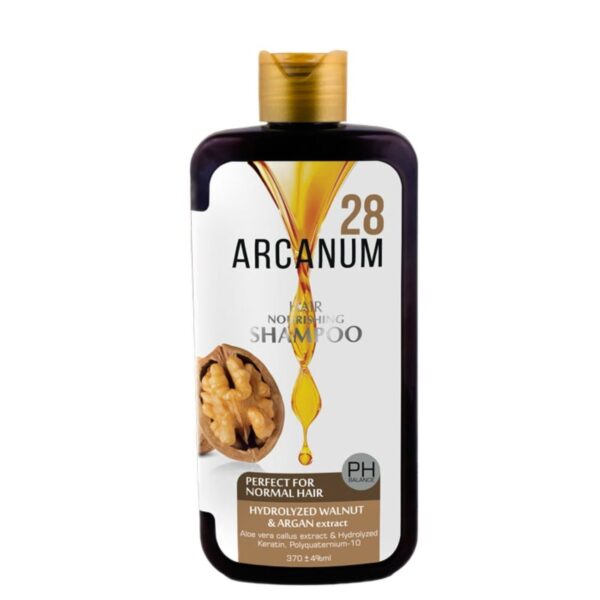 Arcanum Hair Nourishing Shampoo with Hydrolyzed Walnut & Argan Extract for Normal Hair (x2)