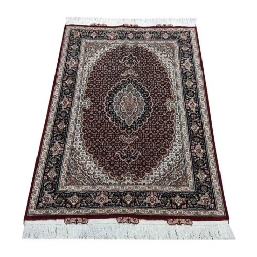 Authentic Persian Prayer Rug Hand-Knotted & Luxurious Sajada Khodadad