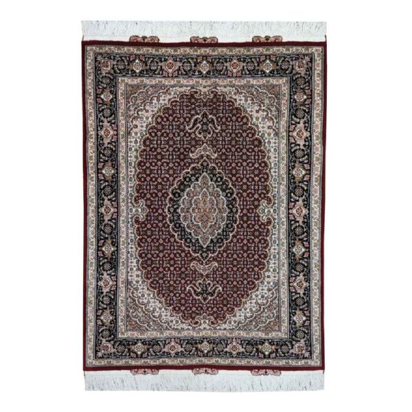 Authentic Persian Prayer Rug Hand-Knotted & Luxurious Sajada Khodadad