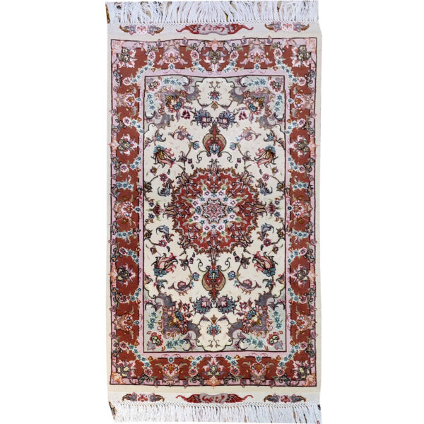 Authentic Persian Prayer Rug Hand-Knotted & Luxurious Sajada Shapur