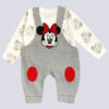 Baby T-shirt and Jumpsuit Set with Minnie Mouse Design