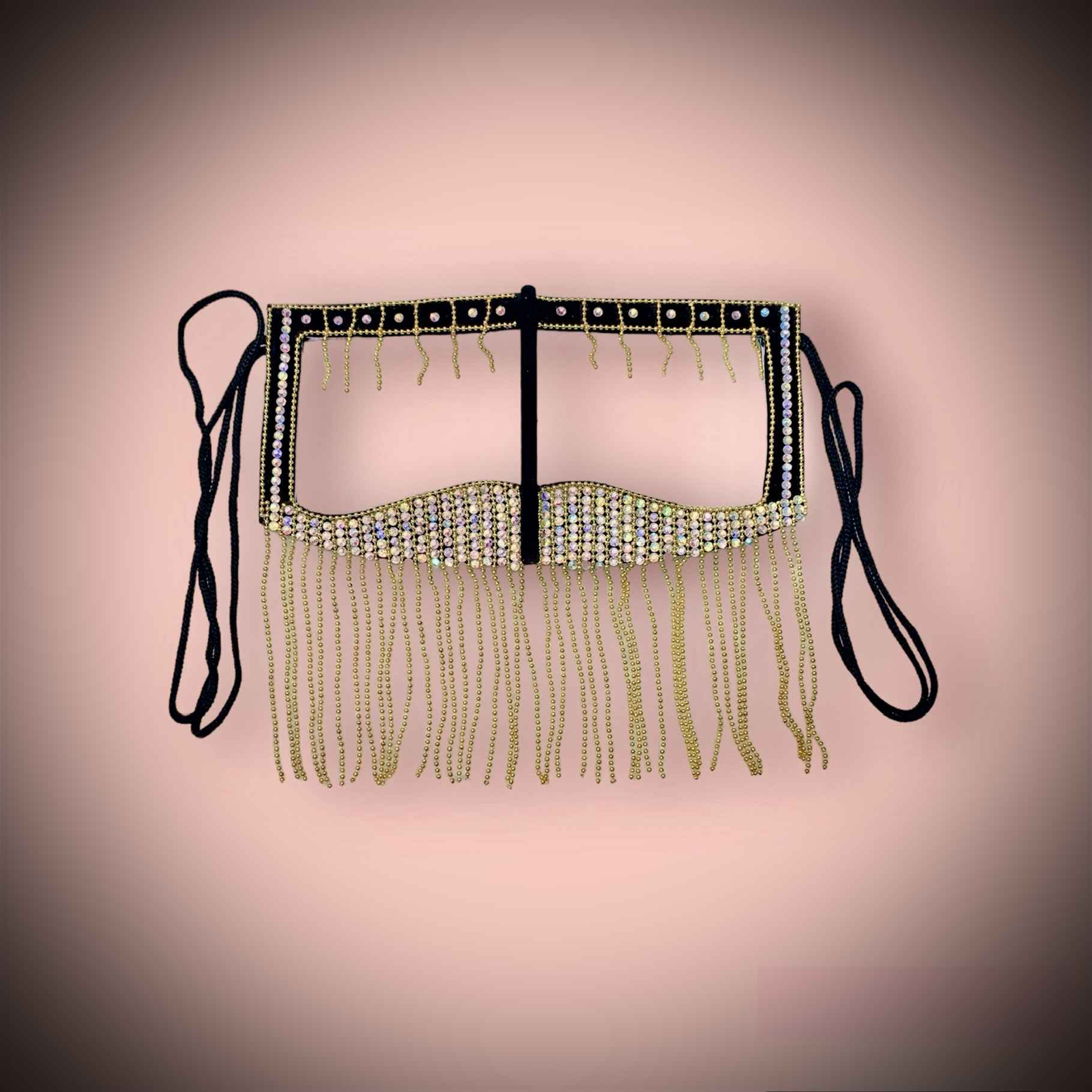 Handcrafted Battoulah Mask for Women – Gulf Burqa Model