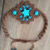 Bohemian Embroidered Macrame Bracelet for Women Model Star