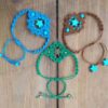 Bohemian Embroidered Macrame Bracelet for Women Model Star