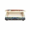 Handcrafted Bone Jewelry Box with Persian-Inspired Flower & Bird Design