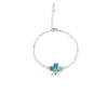 Brass Four Leaf Clover Jewelry Set - Necklace Bracelet Stud Earrings Set for Women