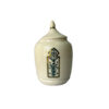 Ceramic Canister Jar with Hand Painting Floral & Bird Design