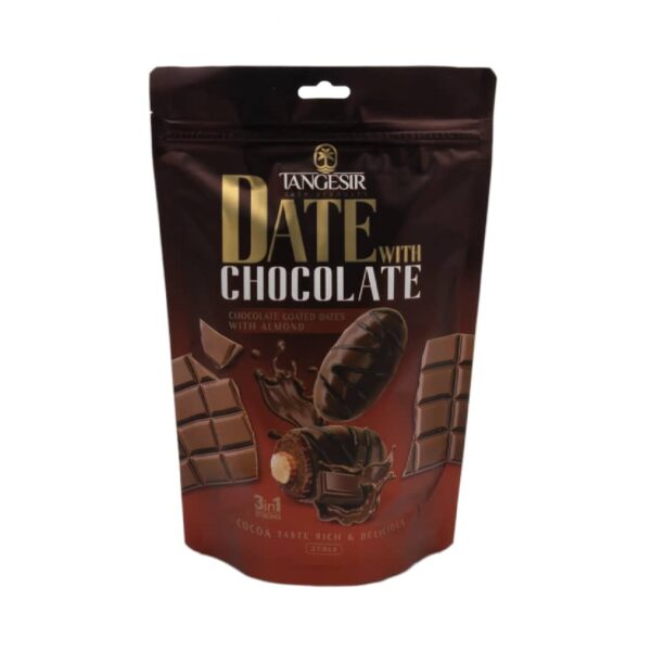 Chocolate Coated Dates with Almond 250 gr (x6)