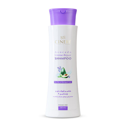 Cinere Avocado & Vitamin F Shampoo, Suitable for Dry & Damaged Hair 250 ml (x4)