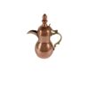 Traditional Hammered Copper Dallah Coffee Pot for Brewing Qahwa & Arabic Coffee