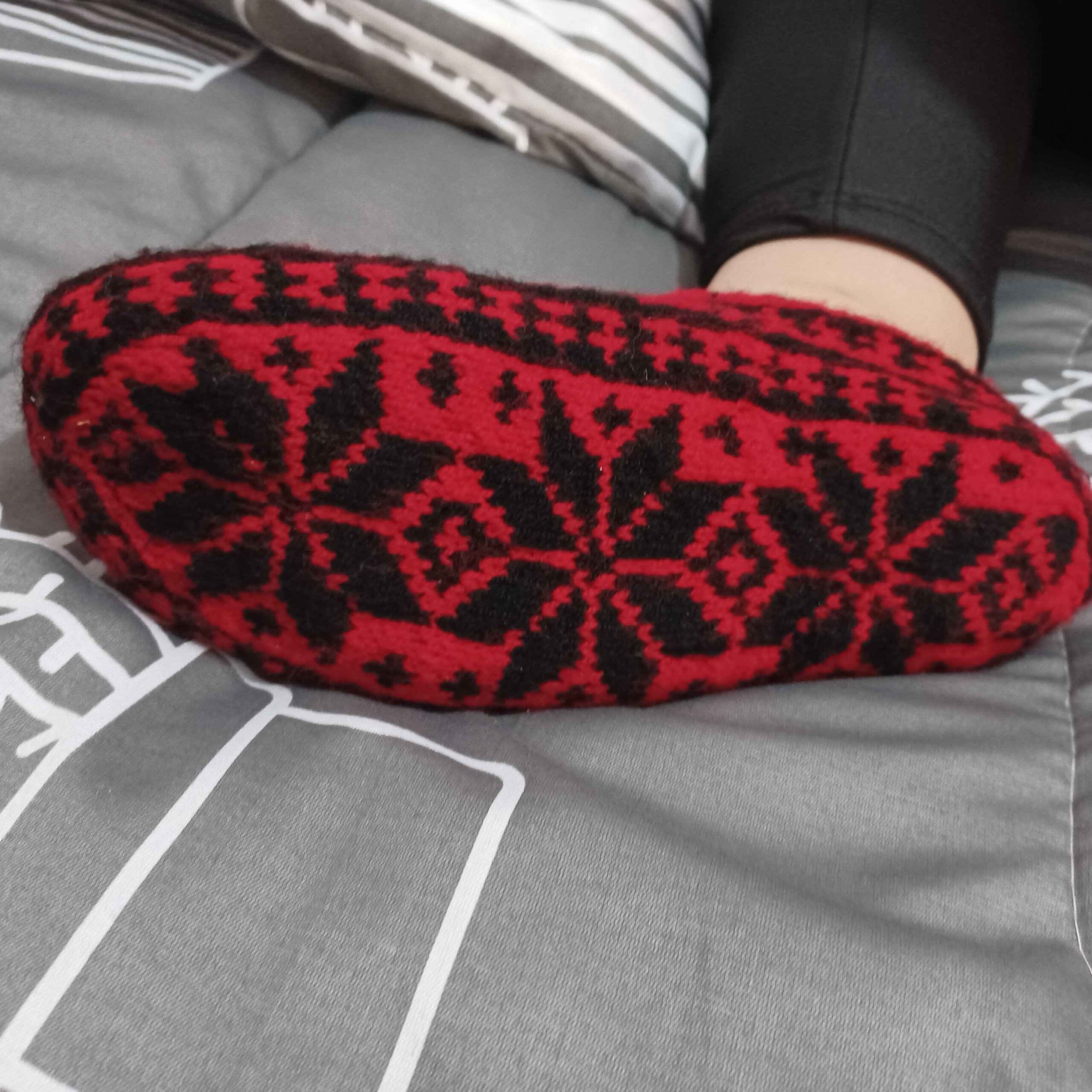 Crochet Giveh Slippers for Women with Traditional Design Handwoven