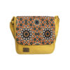 Bohemian Crossbody Shoulder Bag Model Sun with Persian-Inspired Pattern