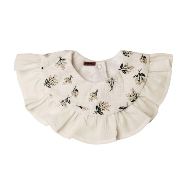 Cute Baby Bib with Floral Design Model Paradise