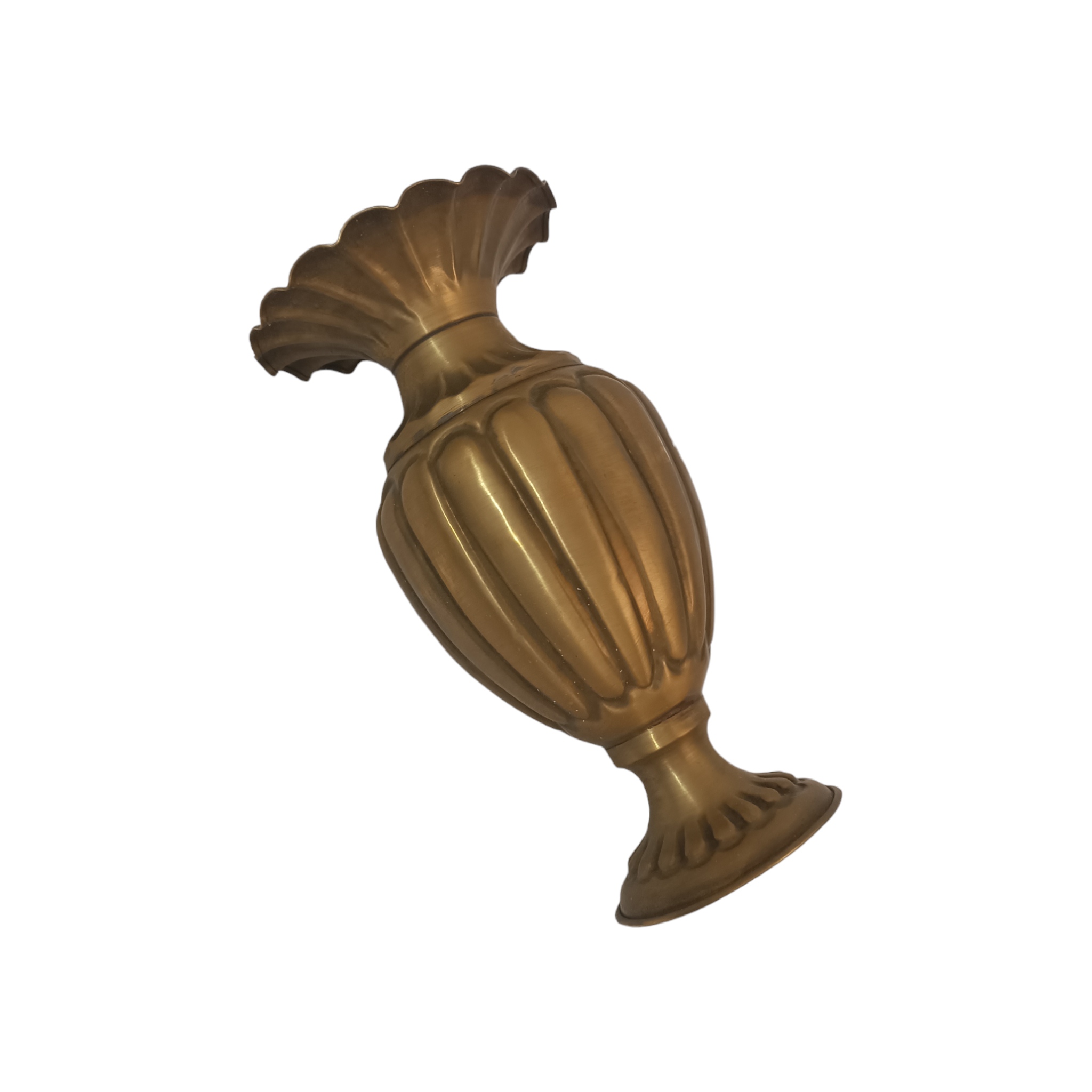 Traditional Handcrafted Decorative Brass Vase for Home Decor