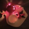 Decorative Ceramic Candle Holder Handcrafted Model Yalda