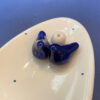 Decorative Ceramic Incense Holder with Evil Eye Design Handcrafted