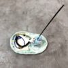Decorative Ceramic Candle Holder with Polar Bear Design Handcrafted