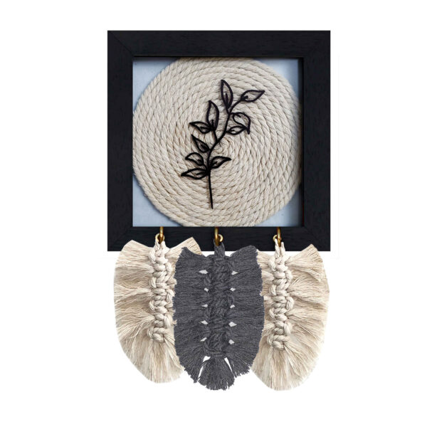 Decorative & Handcrafted Wall Key Holder Model Macrame