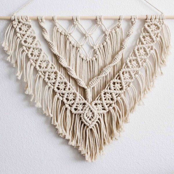 Decorative Macrame Wall Hanging Tapestry Art Model Bahar