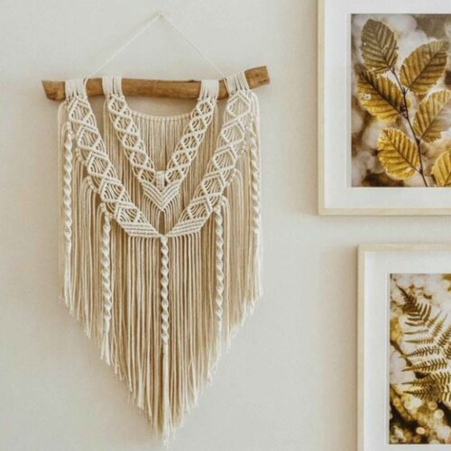 Decorative Macrame Wall Hanging Tapestry Art Model Geometric