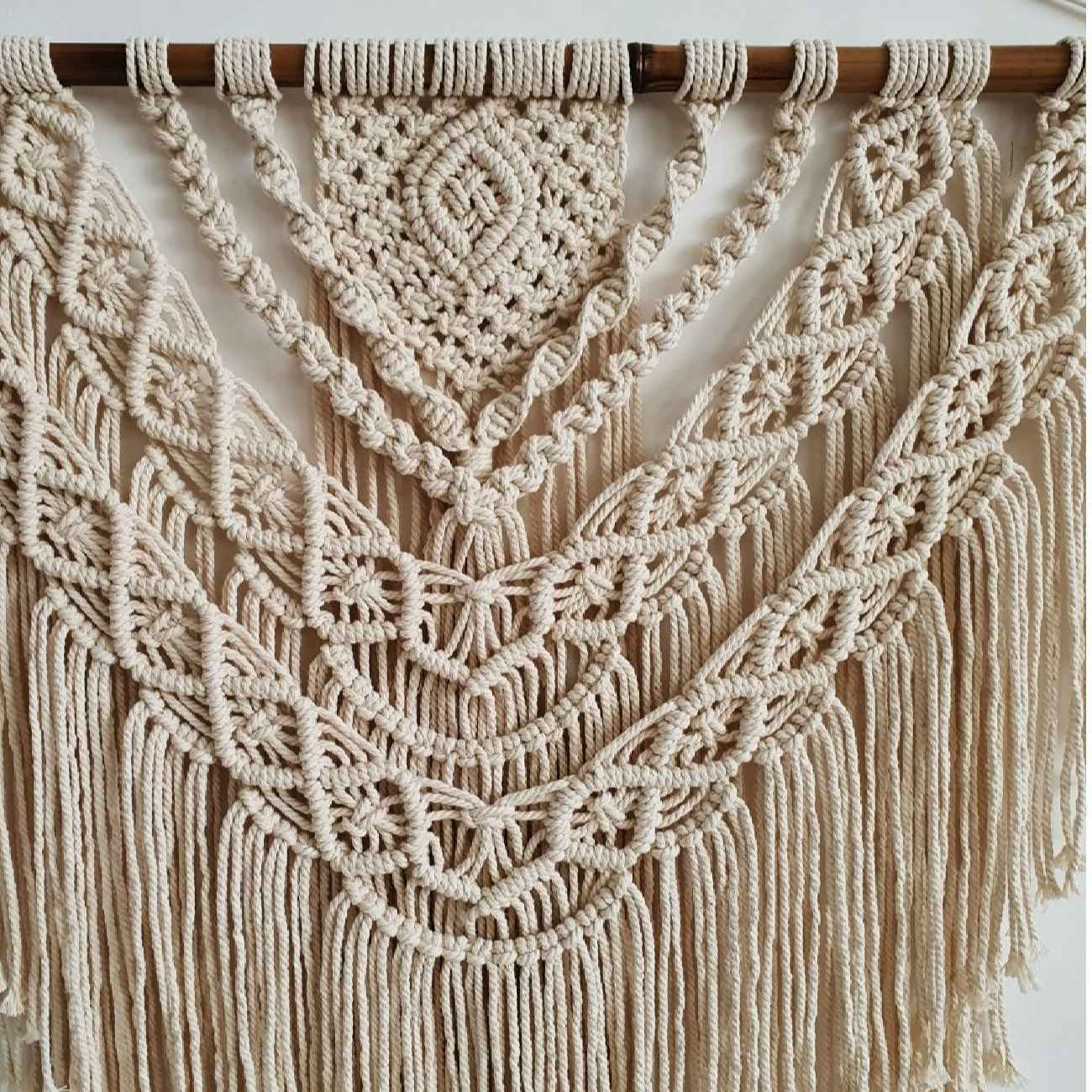 Decorative Macrame Wall Hanging Tapestry Art Model Honey