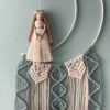 Decorative Macrame Wall Hanging Tapestry Art Model Moon